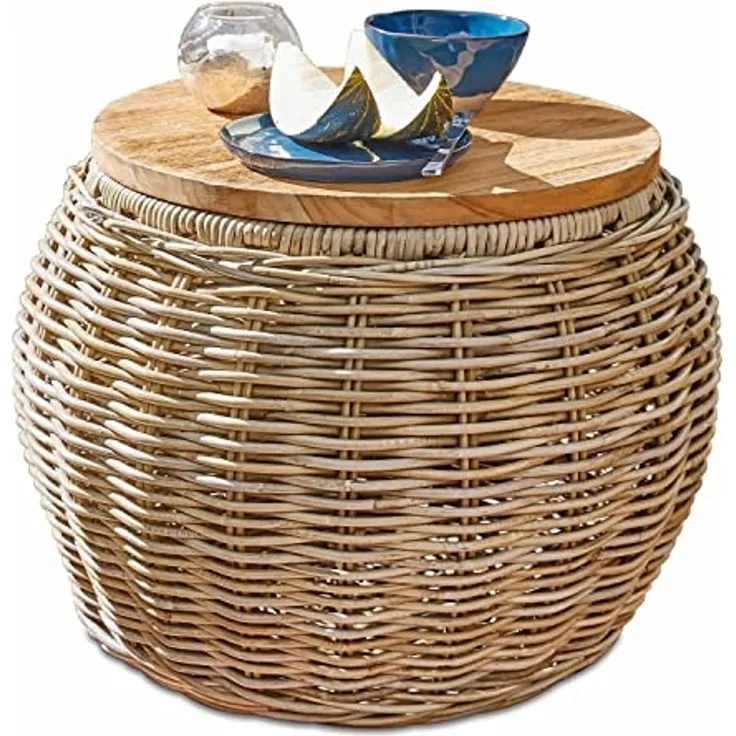 Mirabeau Gartentisch Beistelltisch Sartrouville braun