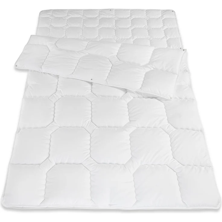 Traumhaft gut schlafen Softline - Steppbett, verschiedene Wärmestufen, Allergikergeeignet, Ausführung: Vierjahreszeiten-Steppbett, Größe: 155 x 220 cm – Bild 1