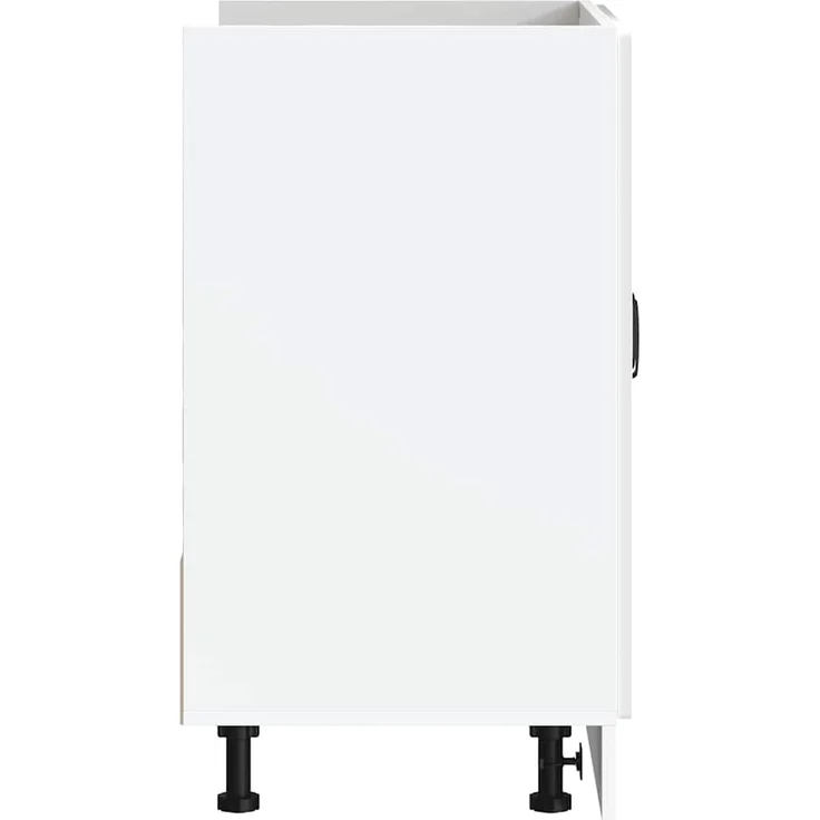 vidaXL Spülenunterschrank Kalmar Hochglanz-Weiß 80x46x81,5 cm 853449 – Bild 5