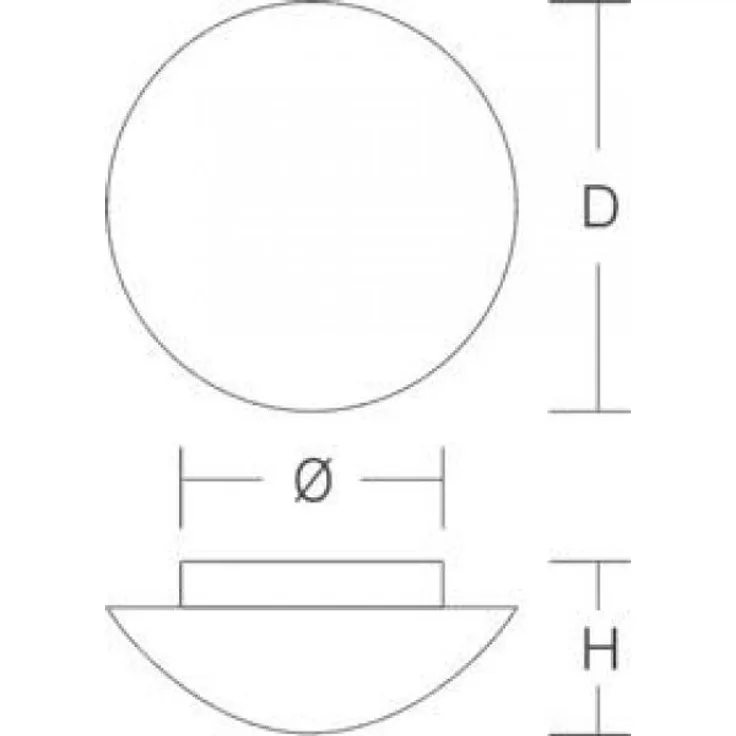 RZB Flat Basic LED-Decken-/Wandleuchte, 60W, E27, 470lm, weiß (211344. 002. 3. 19)