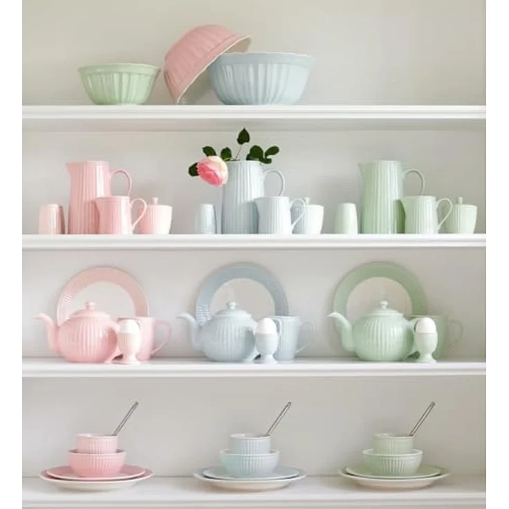 Greengate Becher Alice Becher mit Henkel pale pink 0,4 l, Stoneware – Bild 2