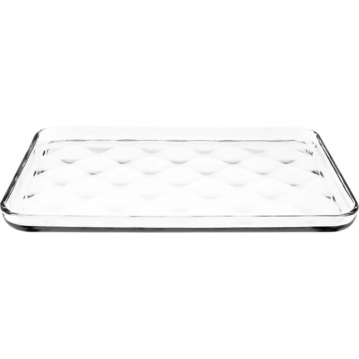 Pasabahce Borcam Serviertablett aus Borosilikatglas 1025 ml - 33,5 x 24,5 x 2 cm – Bild 1