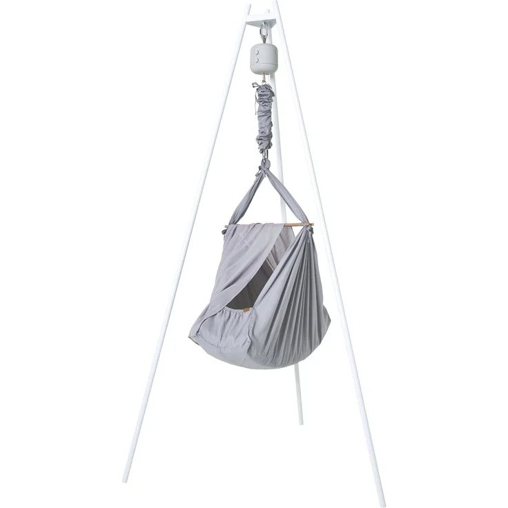 Membantu Premium Set inkl. Ständer und Federwiegenmotor LeeLoo02 Grey – Bild 2