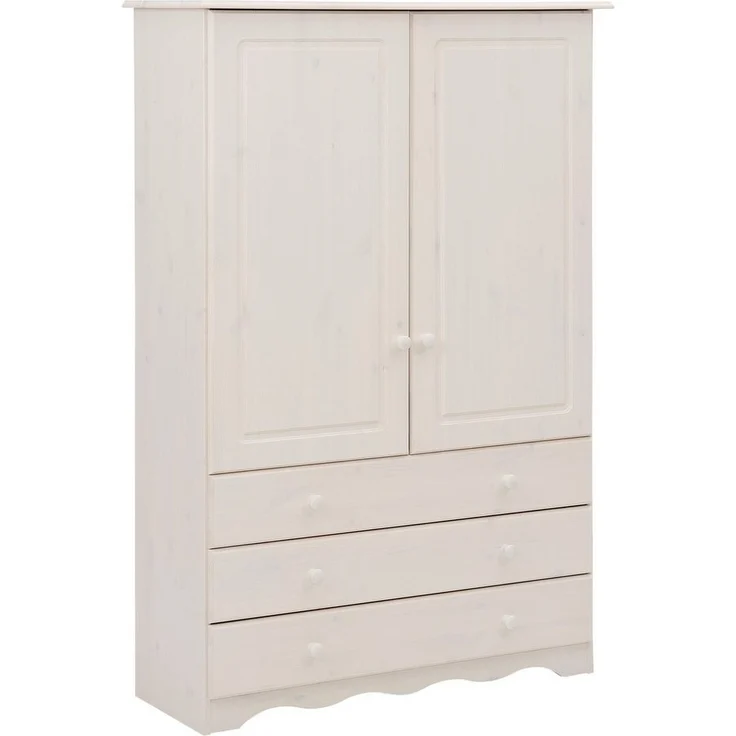 Home affaire Wäscheschrank Minik aus schönem massivem Kiefernholz, in unterschiedlichen Farbvarianten – Bild 1