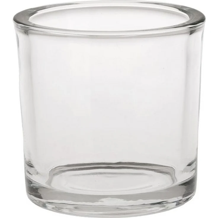 matches21 HOME & HOBBY Dekovase Glastopf Pflanzgefäß Glasvase rund Vase dickes Glas Ø 9x8 cm (1 St) – Bild 4