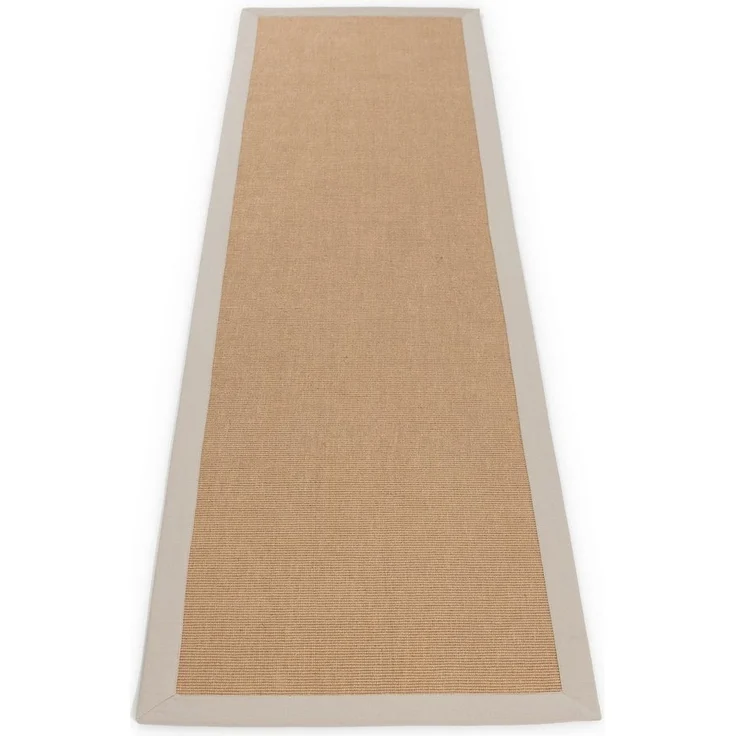 carpetfine Läufer Sisal, rechteckig, Höhe: 5 mm, mit farbiger Bordüre, Anti Rutsch Rückseite – Bild 5
