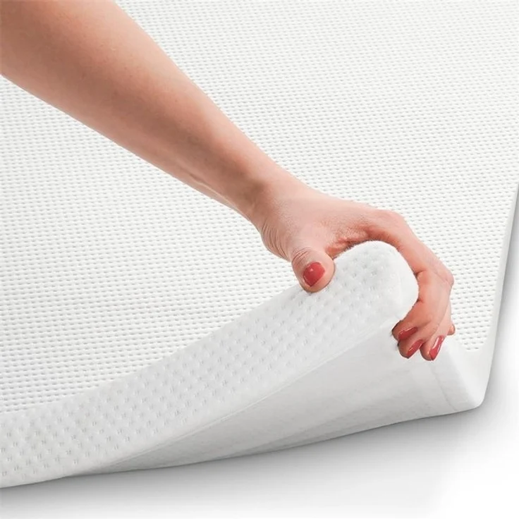 B!HOME Topper 90x200 cm, 4 cm hoch, Gelschaum, waschbarer Bezug, Anti-Rutsch – Bild 4