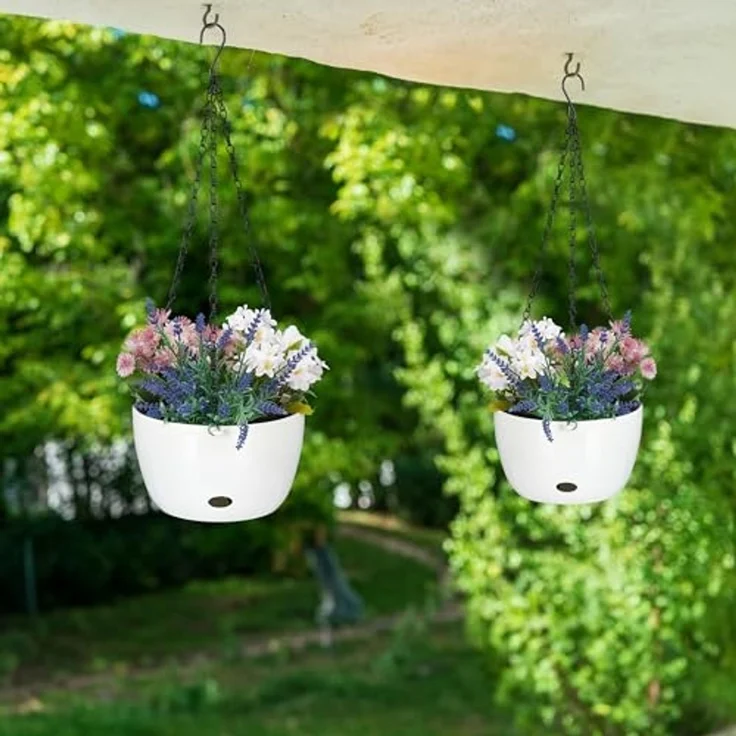 2 Blumenampeln mit Wasserspeicher - M 10045321 – Bild 5