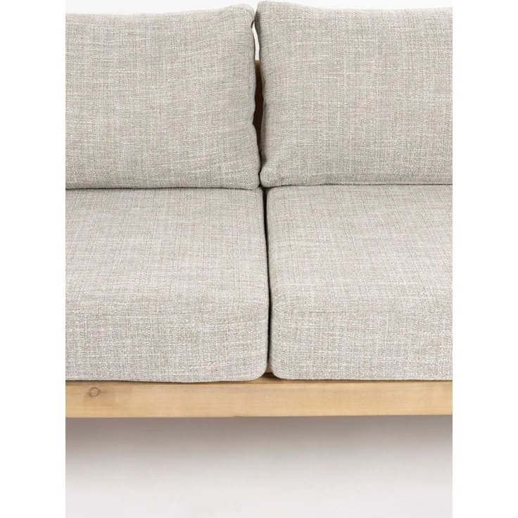DutchBone Gartenmöbel-Set Oasis mit Sofa, Loungesesseln & Tisch, Akazienholz Beige 190x84x84,5 cm – Bild 10