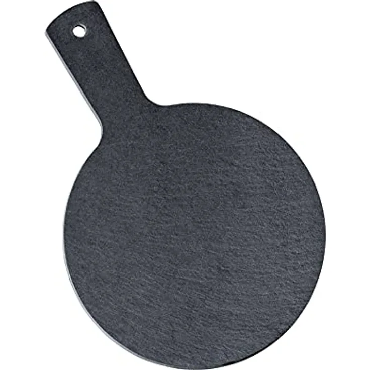 Zassenhaus Griffbrett, Schiefer Rund 25x17 cm