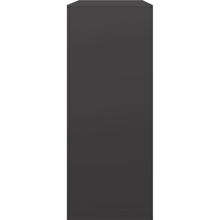 vidaXL Brennholzregal Schwarz 100x40x100 cm Stahl 850968 – Bild 5