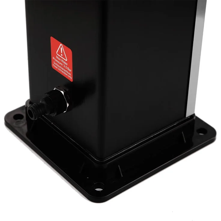 HOME DELUXE Solardusche OLYMP - Gebürstetes Nickel / Schwarz – Bild 9