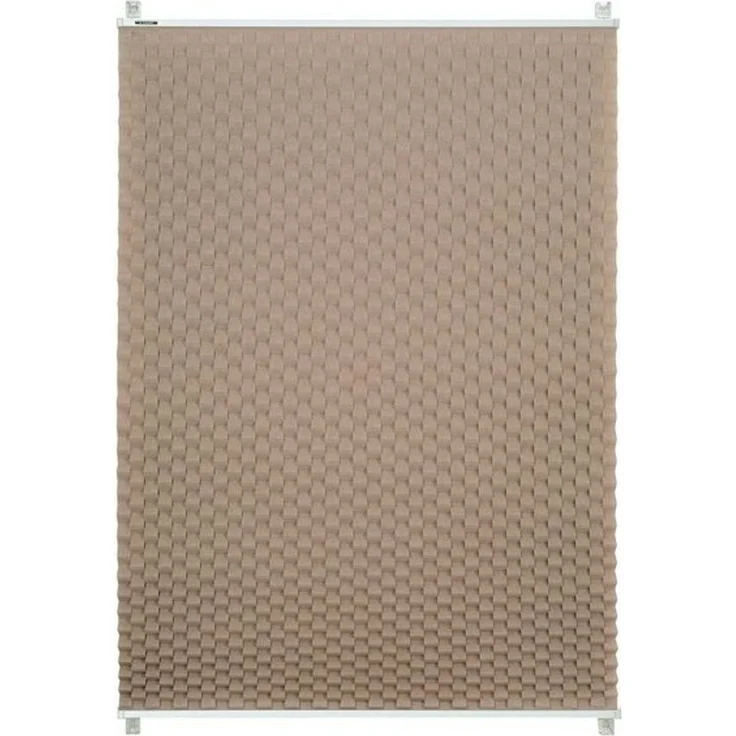 K-home Klemmfix Plissee 3D-Effekt Taupe 30x130 cm – Bild 4