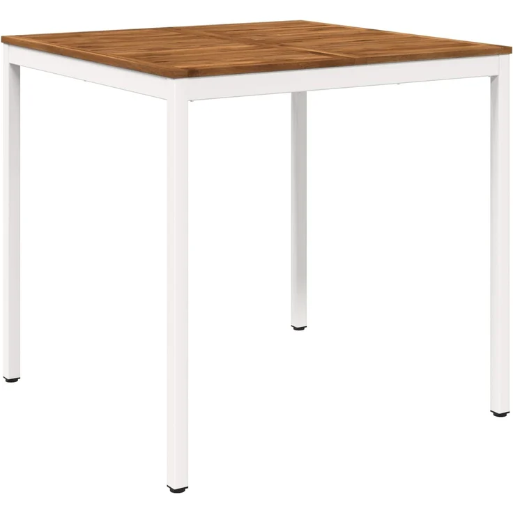 vidaXL Gartenbar-Tisch NAARDEN Natur und Weiß 110 x 108,5 x 105 cm 901344 – Bild 2