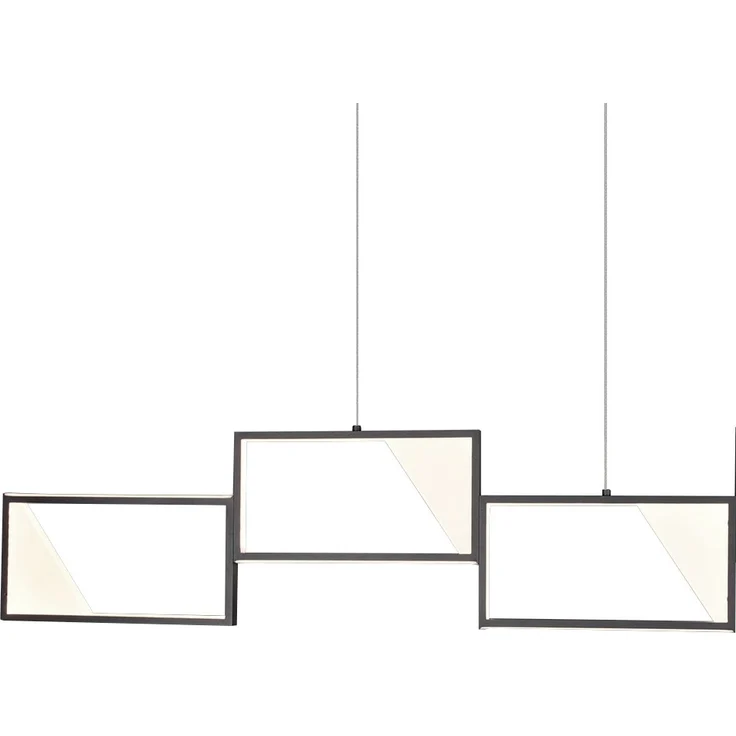 LED Pendelleuchte, anthrazit, Switch Dimmer, H 150 cm – Bild 5