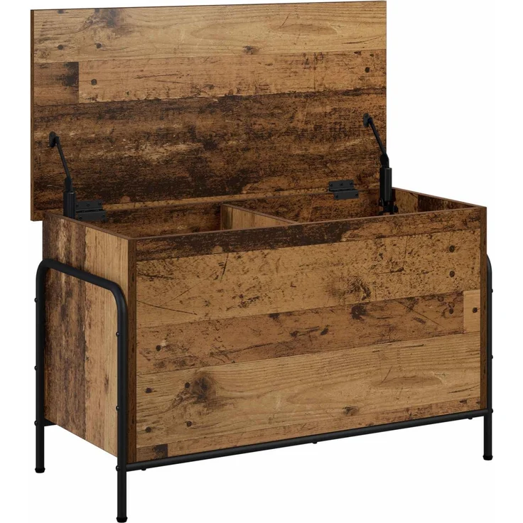 vidaXL Aufbewahrungsbox Altholz 80 x 40 x 49,5 cm Holzwerkstoff 8013678 – Bild 3