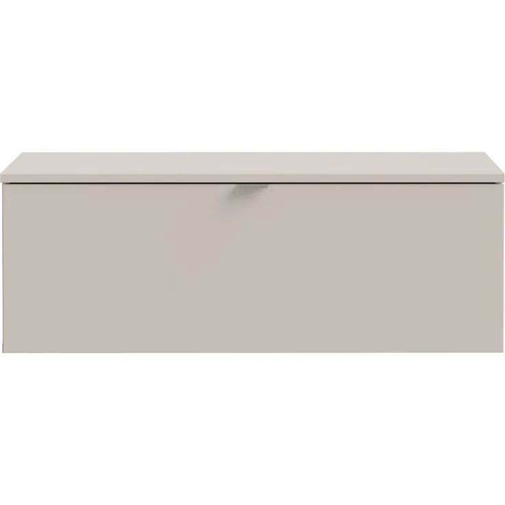 Lowboard >LIBERTAD< Hängeschrank, in sandfarbig - 99,5x37,5x34,8cm (BxHxT)