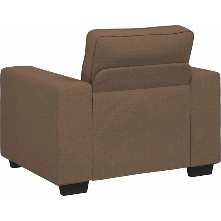 vidaXL Sessel Braun 100x77x82 cm Stoff 4105150 – Bild 5