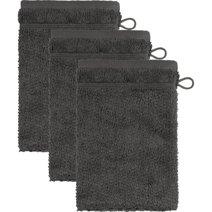 Möve for frottana Waschhandschuh Pearl, (3-St), mit Perloptik – Bild 3