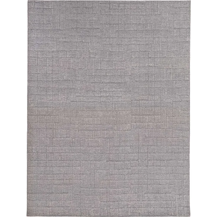 Wollteppich - 295x236 cm - hellgrau
