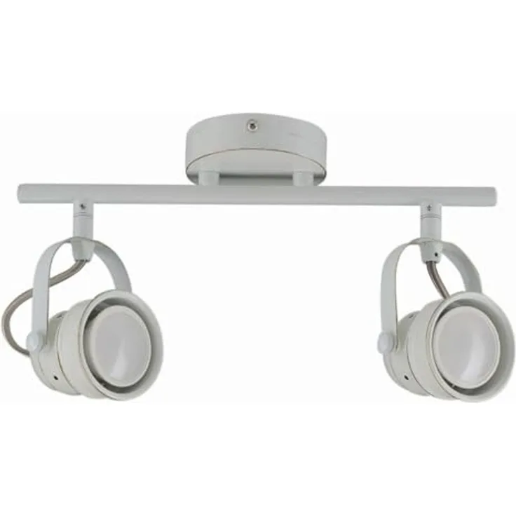 LED Deckenstrahler Shabby Chic Look weiß Näve Shabspo 2x GU10