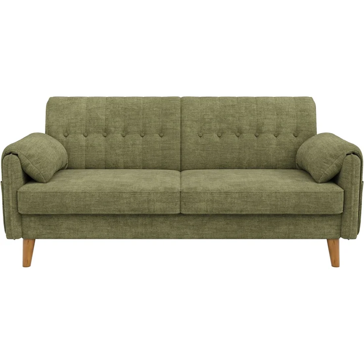 2-Sitzer Sofa B 161,5 x T 79 x H 83,5 cm aus Chenille mit Knopfheftung – Bild 6