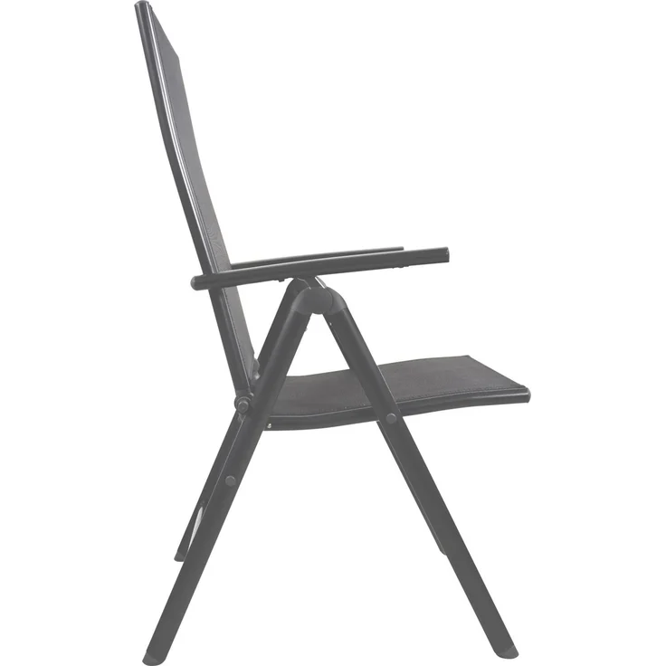 Gartensessel Klappsessel Hochlehner VENETO Gestell Aluminium anthrazit – Bild 4