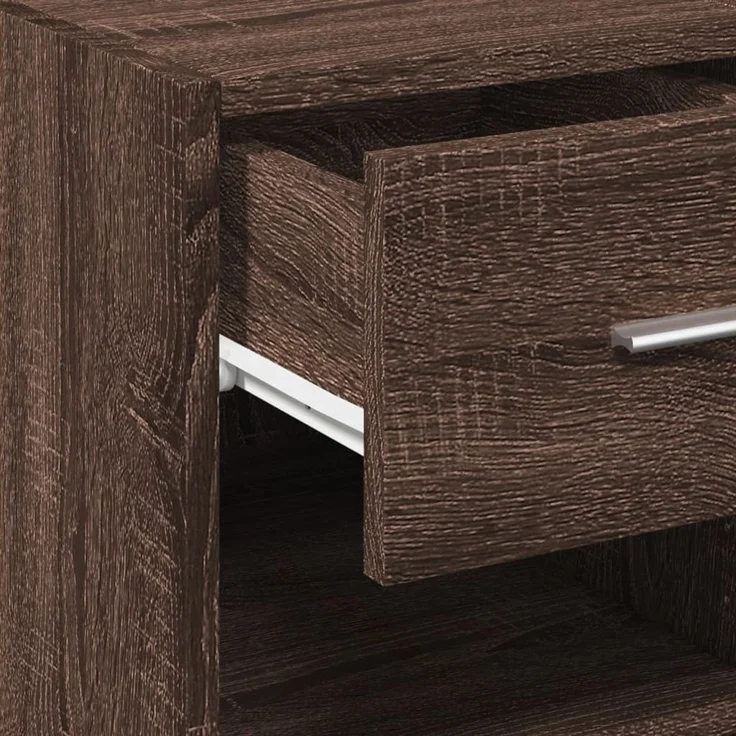 vidaXL Sideboard Braun Eichen-Optik 45x42,5x93 cm Holzwerkstoff 846326 – Bild 8