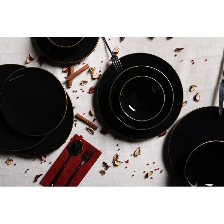 Hermia Concept Teller-Set 100% CERAMIC STONEWARE M1610 (24-tlg) – Bild 4