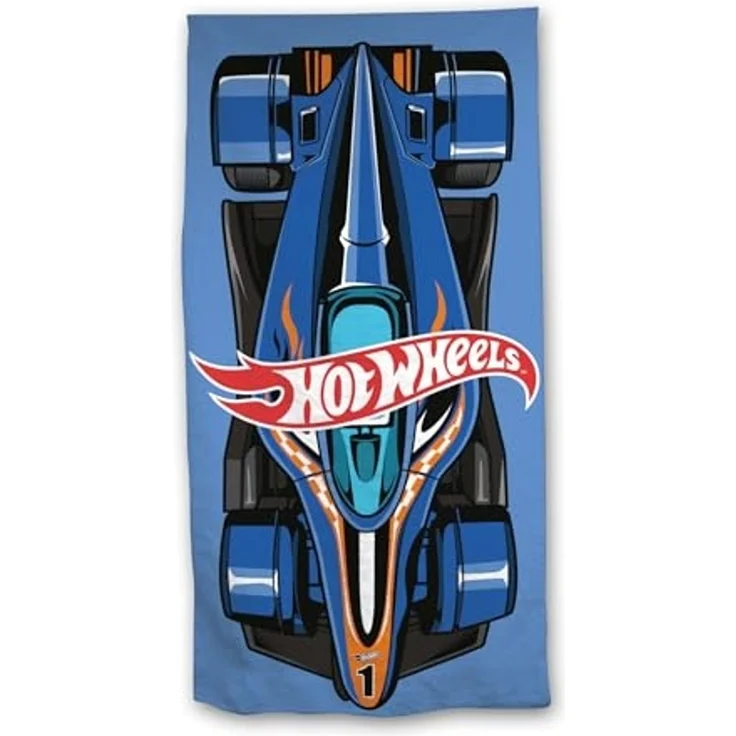Hot Wheels Strandtuch – Perfekt für Strand, Pool & Bad, 100% Polyester – Bild 3