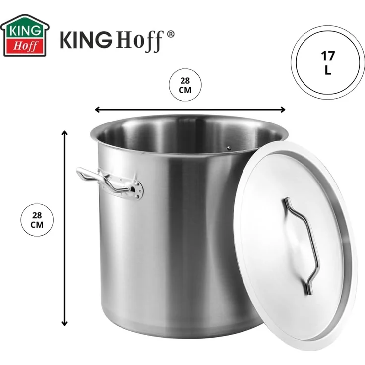 Kinghoff Kinghoff Gastronormtopf mit Deckel 17l KH1961 – Bild 8
