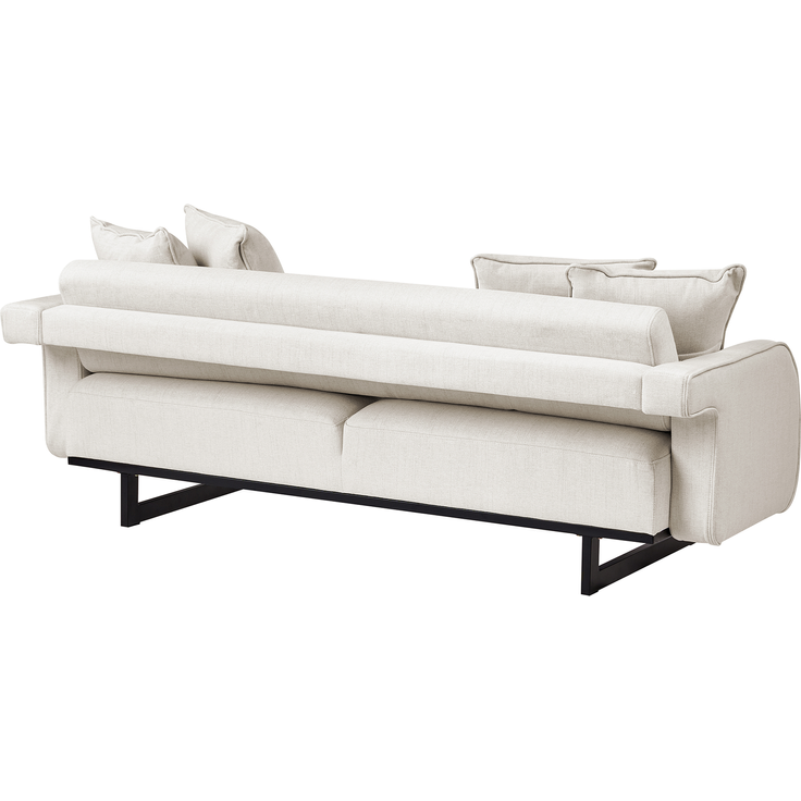 Sofa 3-Sitzer SVANEK Stoff Cremeweiß – Bild 5