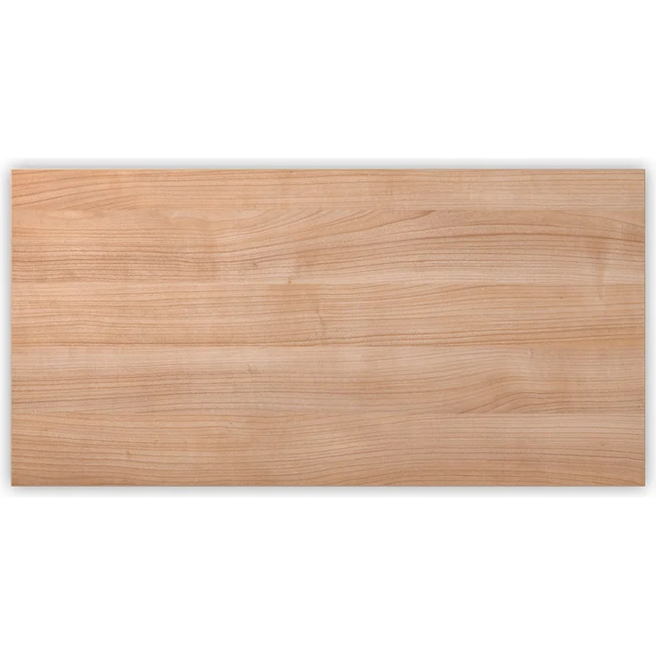 bümö Tischplatte 160x80 cm in Nussbaum, Schreibtischplatte aus Holz, Holzplatte, Spanplatte kratzfest beschichtet, ABS-Kante, 120 kg Tragkraft für DIY Homeoffice Schreibtisch & mehr, PL-16-N