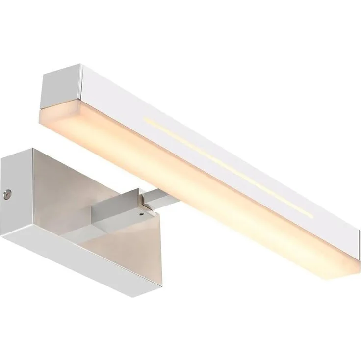 Nordlux OTIS LED Wandleuchte chrom 1300lm IP44 40 x 14,6 x 7,5 cm