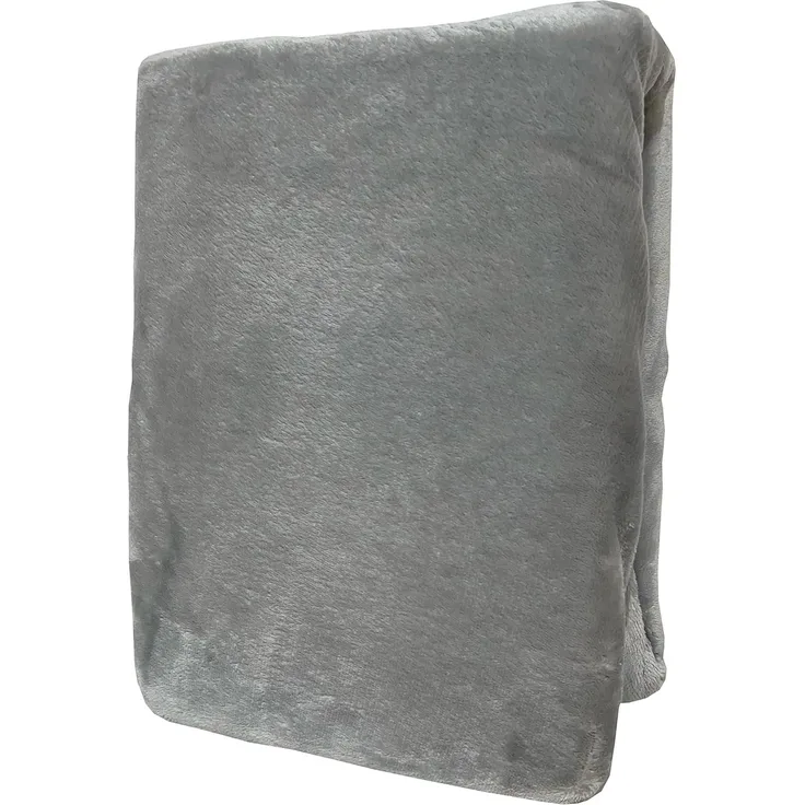 Leonado Vicenti Spannbettlaken 2er Set Silber 140x200-160x200 warme kuschelige Premium Cashmere Touch Teddy Bettlaken Fleece Plüsch Betttuch