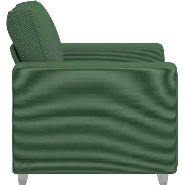 vidaXL Sessel Dunkelgrün 100x77x82 cm Cordstoff 4105190 – Bild 4