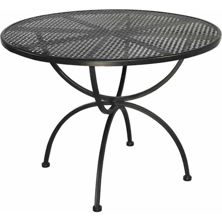 Romeo Tisch Ø100cm Eisengestell marone