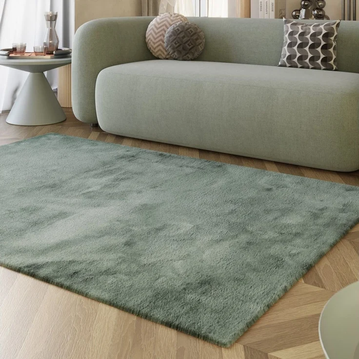 Esprit Hochflor-Teppich Alice ESP-4377, Kunstfell, rechteckig, Höhe: 25 mm, Kaninchenfell-Haptik, besonders weich und dicht, für alle Räume – Bild 2