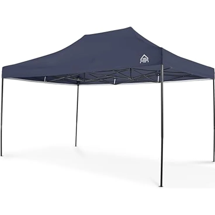 All Seasons Gazebos 3x4. 5m vollständig wasserdichtes Faltpavillon - Marineblau – Bild 2