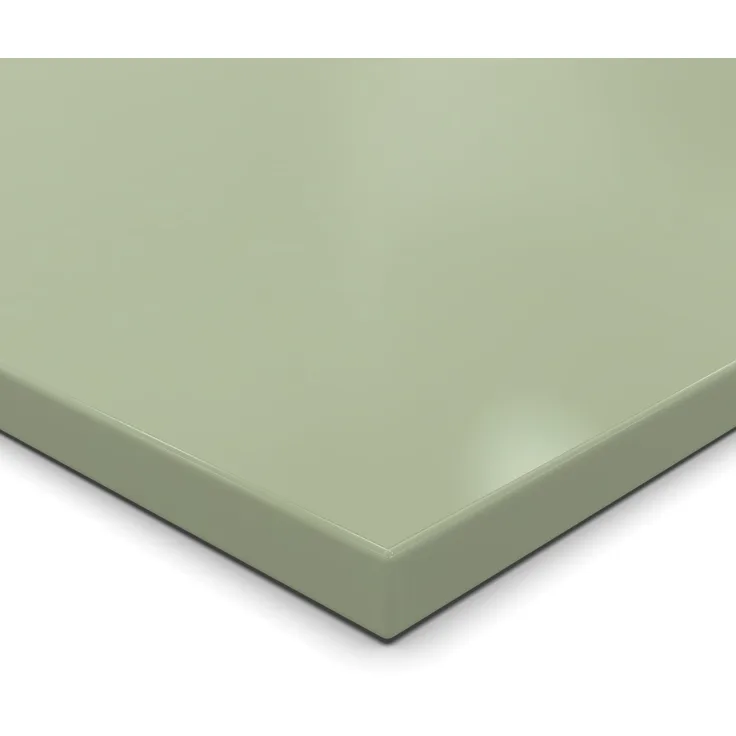 Dekor Spanplatte 19mm Tischplatte Avocado Green 22458 MN mit ABS Kante Umleimer - Größe 60 x 60 cm - Höhe 1,9 cm - Farbe Avocado Green