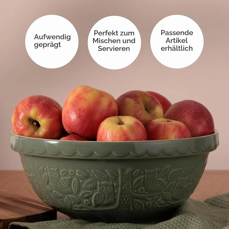 Mason Cash In the Forest ovale Auflaufform 26 cm 2 7 L grüne Eule – Bild 7