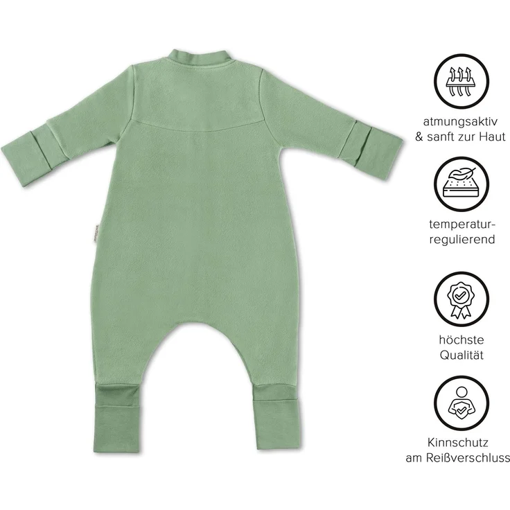 Hofbrucker Baby Schlafsack mit Füßen MILO – Bild 3