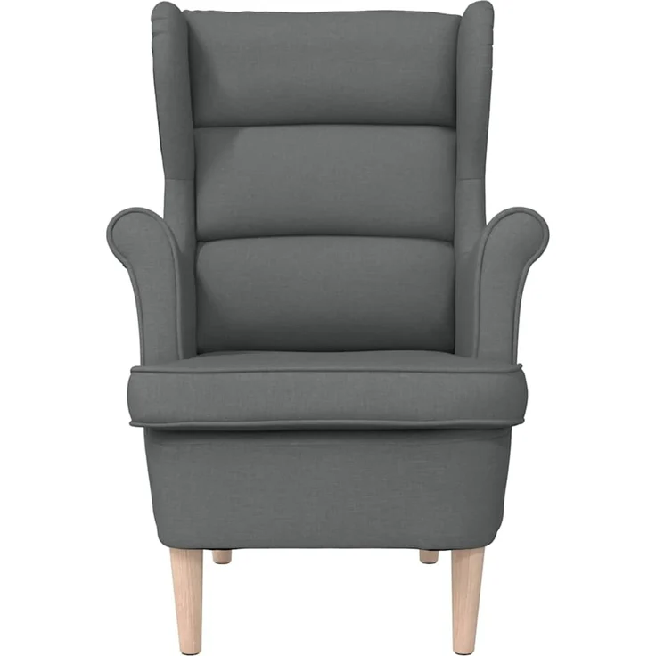 Sessel wohnzimmer, Relaxsessel Dunkelgrau 74x84x100 cm Stoff – Bild 4