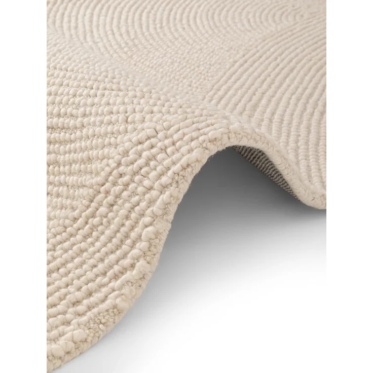 HANSE Home Wollteppich Calmio, auch als Läufer und in rund, rechteckig, Höhe: 18 mm, Handgetuftet, Wolle, Natur, Wohnzimmer, Schlafzimmer, Skandi, Hygge – Bild 6