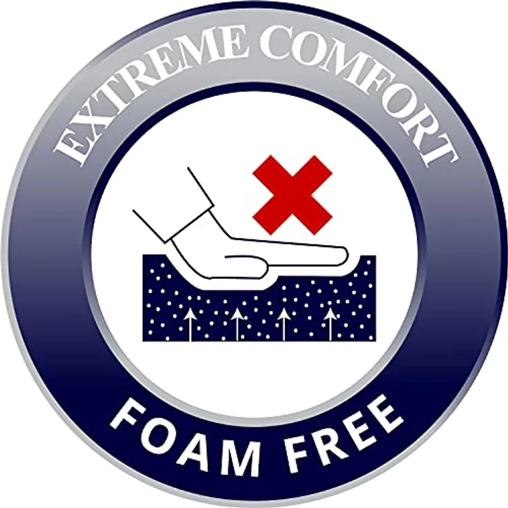 eXtreme comfort ltd Offene Federung, Entspricht allen relevanten britischen Brandschutzbestimmungen für den Hausgebrauch, weiß, Kingsize (1,5 m) – Bild 6