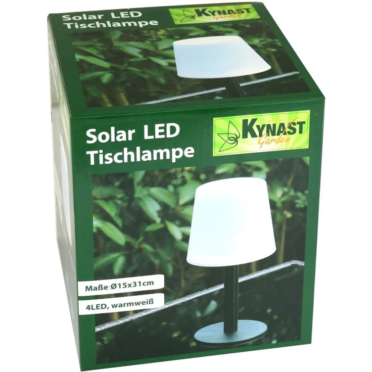 LED Tischlampe solarbetrieben für Außenbereich 15 x 31 cm warmweiß – Bild 5