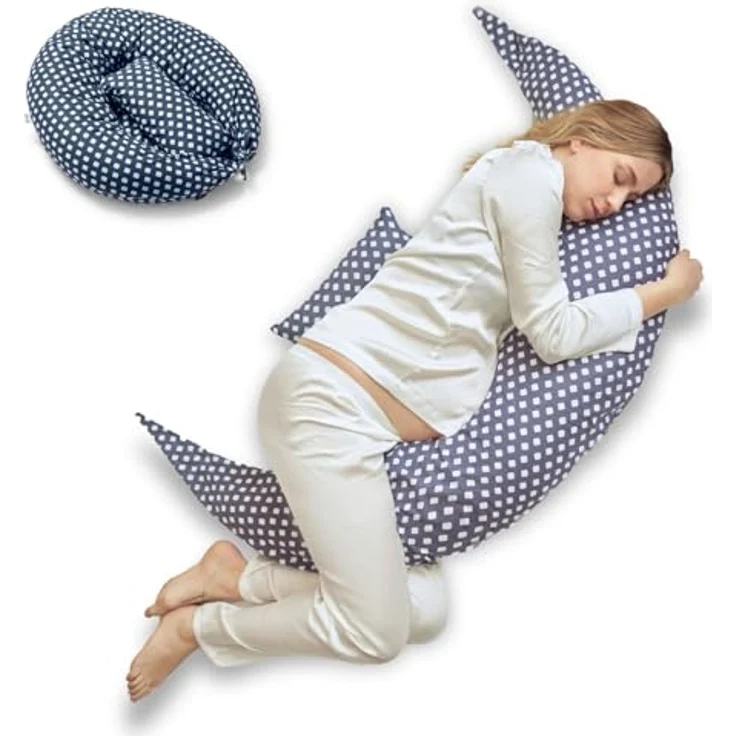 Schwangerschaftskissen aus Memory-Schaum – Nuvita Baby DreamWizard 7200 – Bild 1