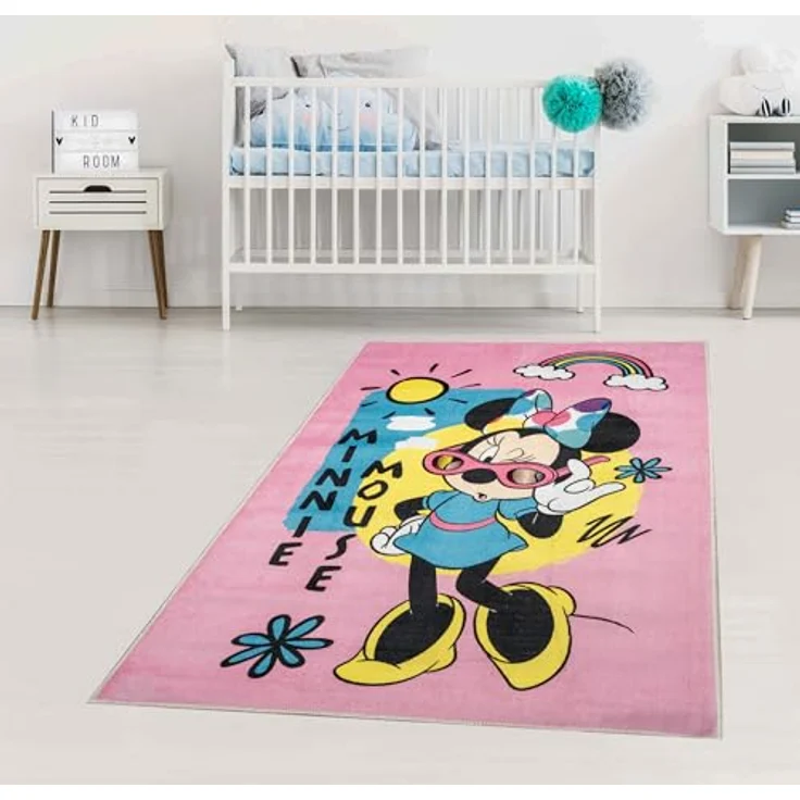 Disney Kinderteppich Disney Home - 80x120 cm - Spiderman, Cars, Frozen, Mickey, Minnie, Rechteckig, Höhe: 5 mm – Bild 5