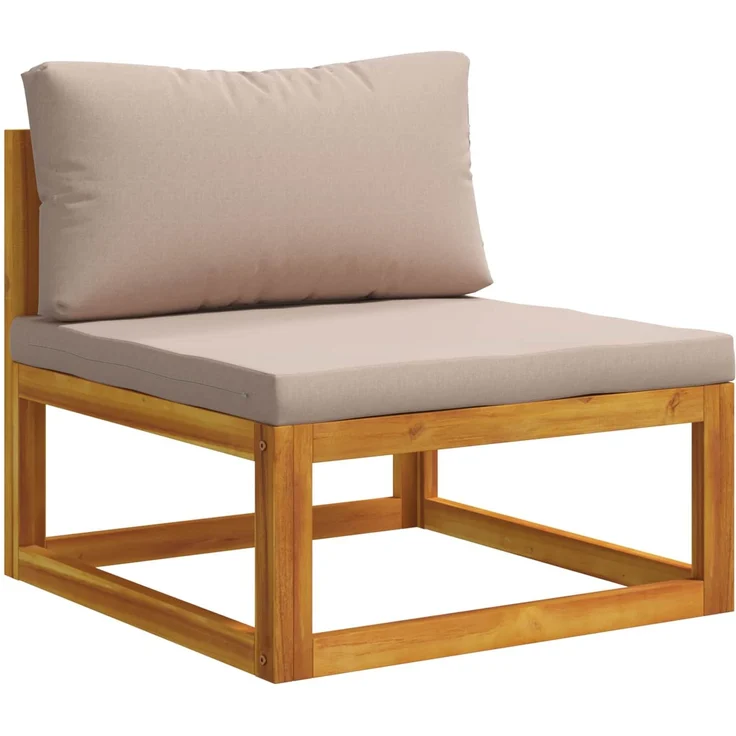vidaXL Sofa-Set 12 stk. Natur Massivholz Akazie 3417233 – Bild 3