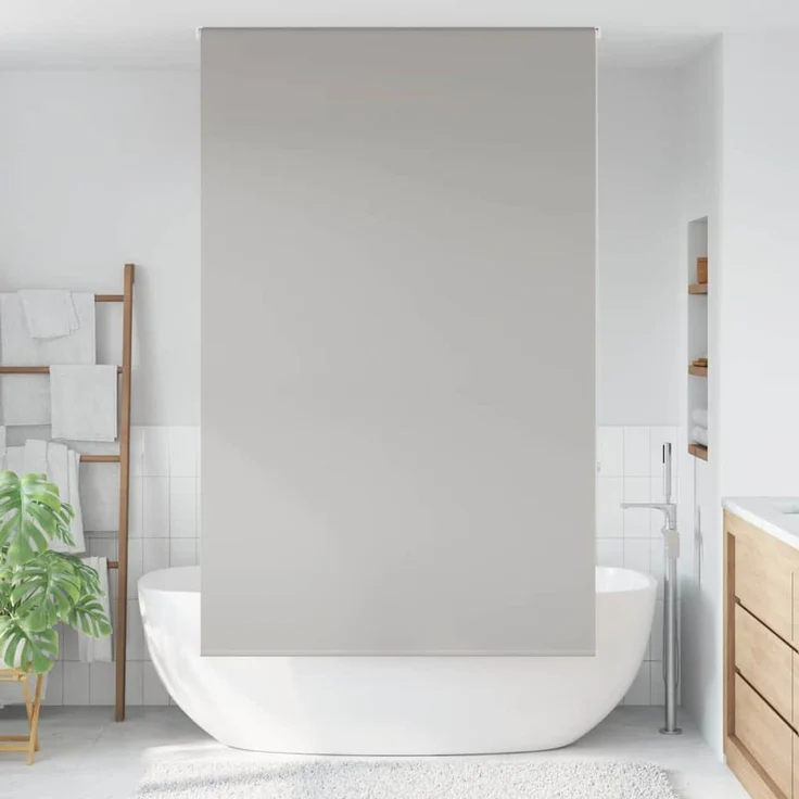 vidaXL Duschrollo 130x240 cm Stoffbreite 126 cm 4014872 – Bild 2